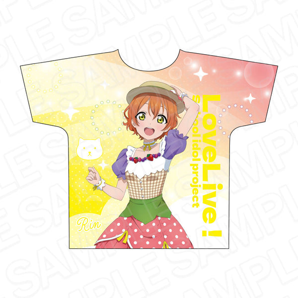 『ラブライブ!』フルグラフィックTシャツ 星空 凛 Cafe party ver