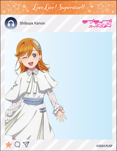 『ラブライブ!スーパースター!!』SNS風クリアスナップ Twinkle Triangle ver セット