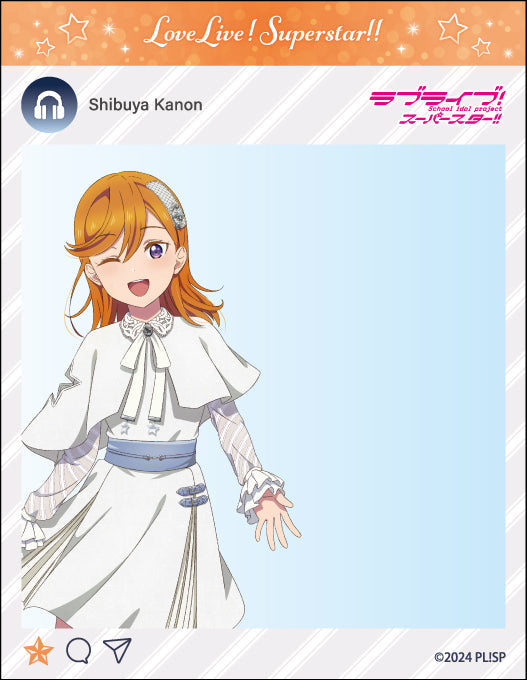 『ラブライブ!スーパースター!!』SNS風クリアスナップ Twinkle Triangle ver セット