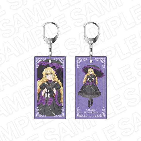 『悪役令嬢転生おじさん』両面キーホルダー グレイス・オーヴェルヌ ゴシック ver.