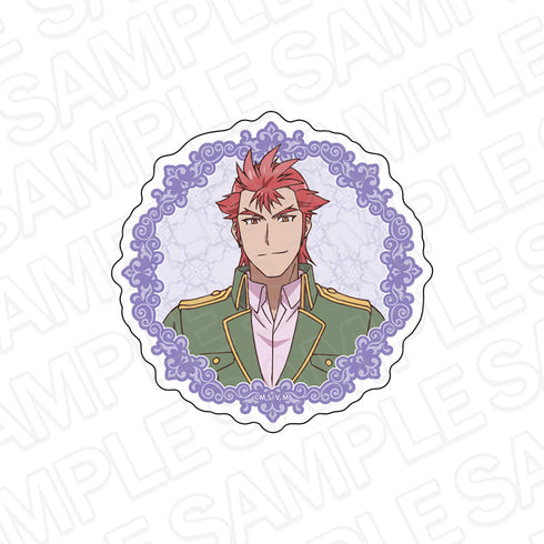 『悪役令嬢転生おじさん』ダイカットステッカー オーギュスト・リオン