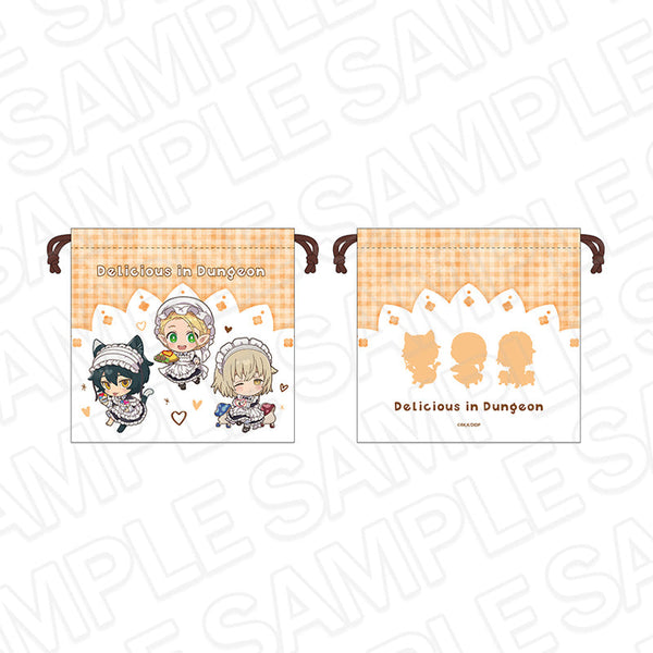 『ダンジョン飯』巾着 マルシル&イヅツミ&ファリン AKIBAスタイル ver.