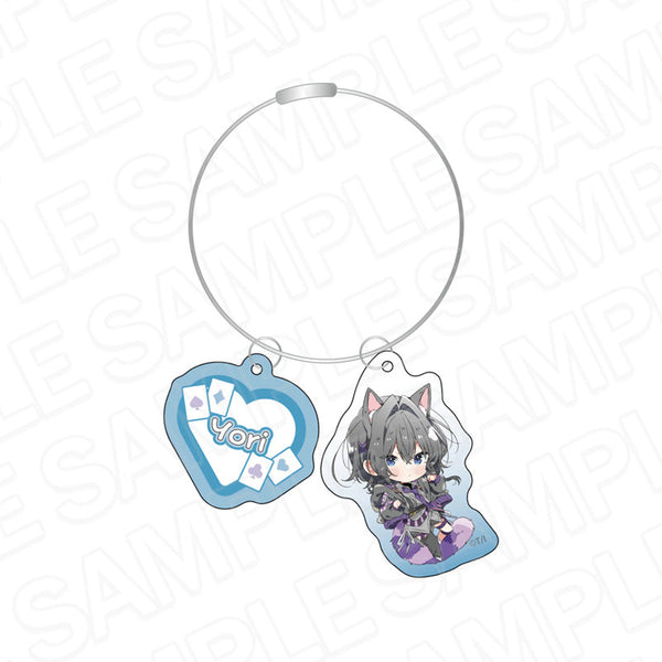 『ささやくように恋を唄う』ワイヤーキーホルダー 朝凪依 アリス デフォルメ ver.