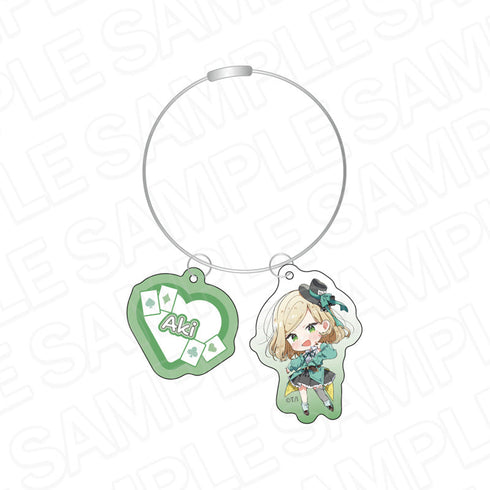 『ささやくように恋を唄う』ワイヤーキーホルダー 水口亜季 アリス デフォルメ ver.
