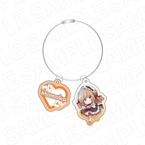 『ささやくように恋を唄う』ワイヤーキーホルダー 里宮百々花 アリス デフォルメ ver.