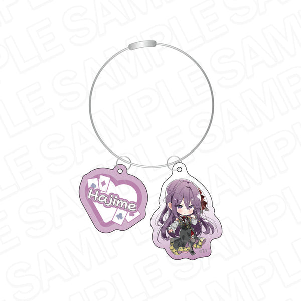 『ささやくように恋を唄う』ワイヤーキーホルダー 天沢始 アリス デフォルメ ver.