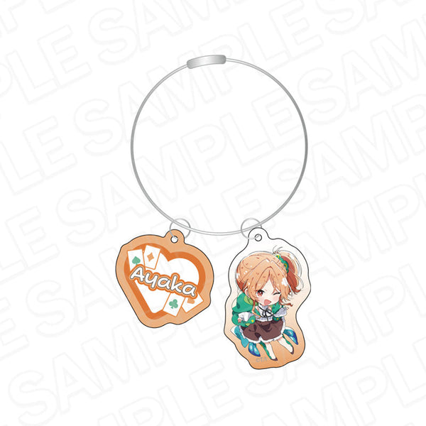 『ささやくように恋を唄う』ワイヤーキーホルダー 古原彩花 アリス デフォルメ ver.