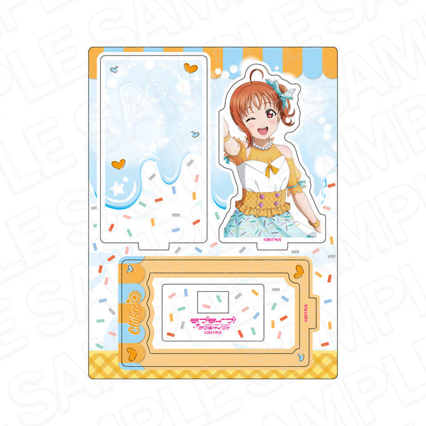 『ラブライブ!サンシャイン!!』レイヤーアクリルスタンド 高海千歌 Cafe party ver.