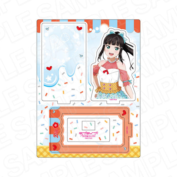 『ラブライブ!サンシャイン!!』レイヤーアクリルスタンド 黒澤ダイヤ Cafe party ver.