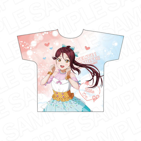 『ラブライブ!サンシャイン!!』フルグラフィックTシャツ 桜内梨子 Cafe party ver.