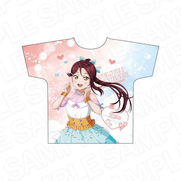 『ラブライブ!サンシャイン!!』フルグラフィックTシャツ 桜内梨子 Cafe party ver.