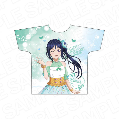 『ラブライブ!サンシャイン!!』フルグラフィックTシャツ 松浦果南 Cafe party ver.
