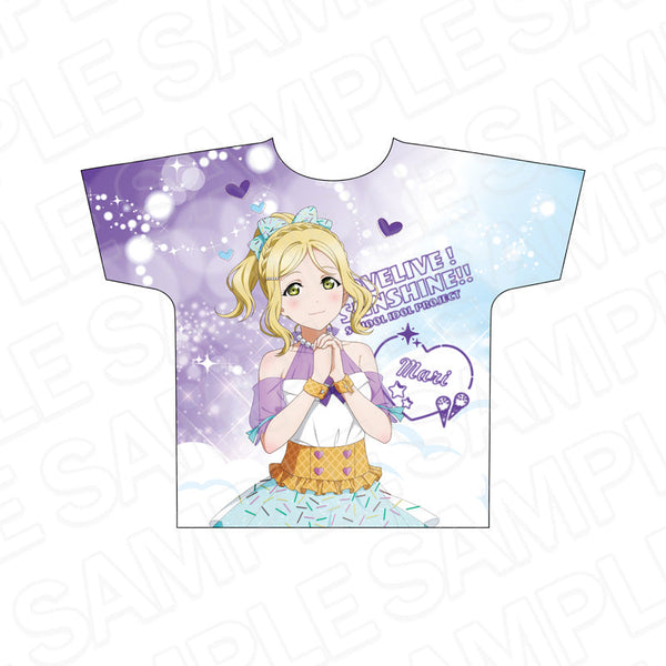 『ラブライブ!サンシャイン!!』フルグラフィックTシャツ 小原鞠莉 Cafe party ver.