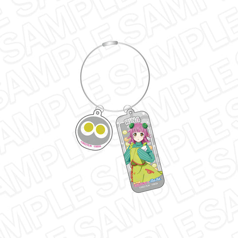 『ラブライブ!虹ヶ咲学園スクールアイドル同好会×ぷよぷよ』ワイヤーキーホルダー 天王寺璃奈