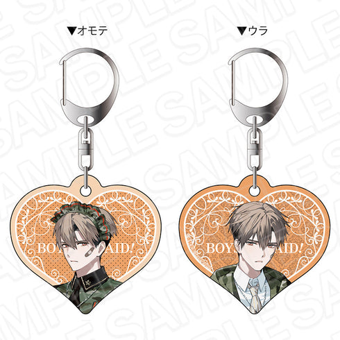 『BOYS be MAID!~御曹司メイドボーイ部の日日~』両面キーホルダー 雨鬼 籠