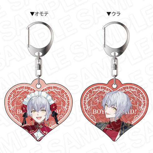 『BOYS be MAID!~御曹司メイドボーイ部の日日~』両面キーホルダー 菊 秋明