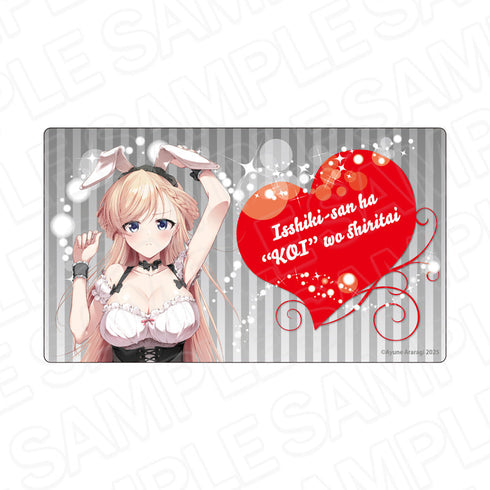 『一式さんは恋を知りたい。』ラバーデスクマット 一式リンナミルフォード メイドバニー ver.