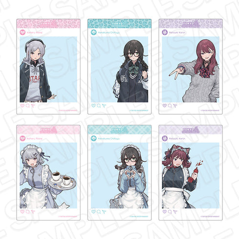 『TOKYO6キャラクターズ』SNS風クリアスナップ(ブラインド) セット