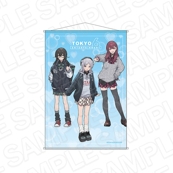 『TOKYO6キャラクターズ』B2タペストリー GAL ver.