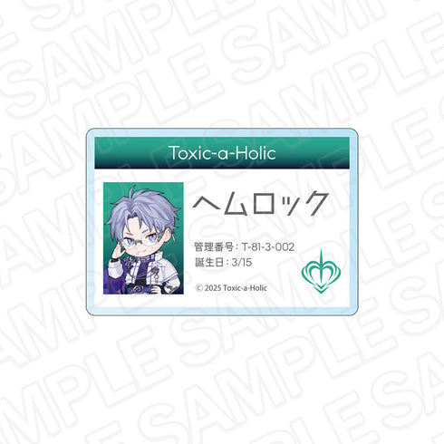 『Toxic-a-Holic』お名前バッジ ヘムロック