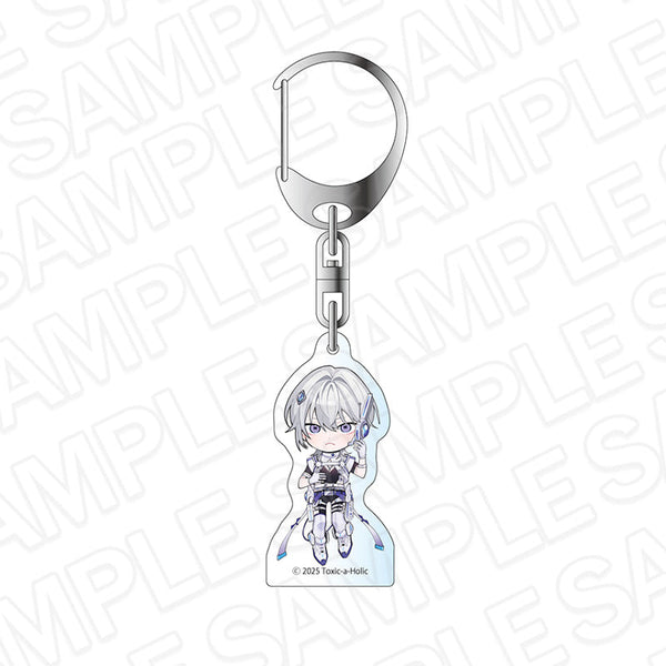 『Toxic-a-Holic』アクリルキーホルダー シアン