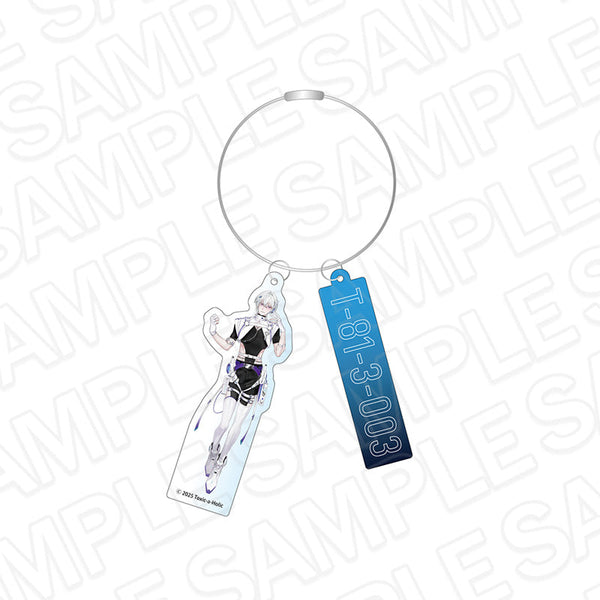 『Toxic-a-Holic』ワイヤーキーホルダー シアン