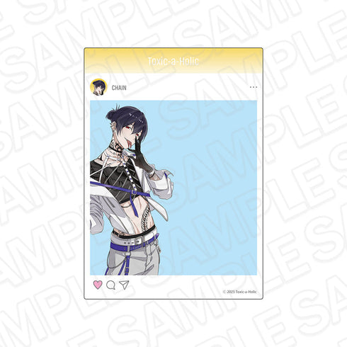 『Toxic-a-Holic』SNS風アクリルフレーム チェイン