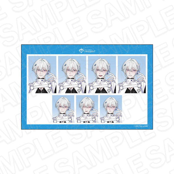 『Toxic-a-Holic』証明写真風シール シアン