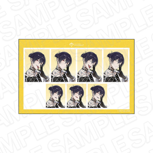 『Toxic-a-Holic』証明写真風シール チェイン