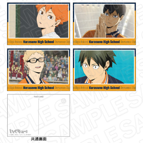 『ハイキュー!!』ポストカードセット 烏野高校 D