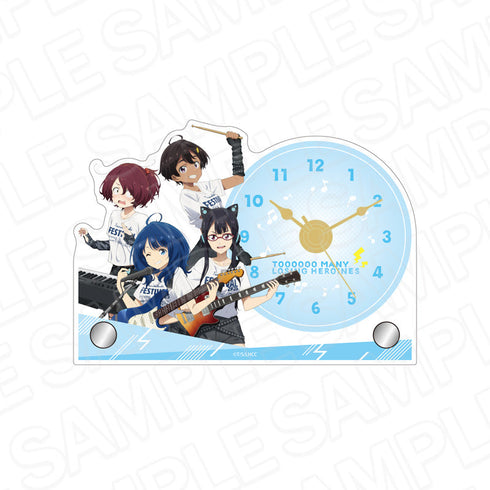 『負けヒロインが多すぎる!』ミニアクリルクロック 文芸部 TSUWABUKI FES ver.