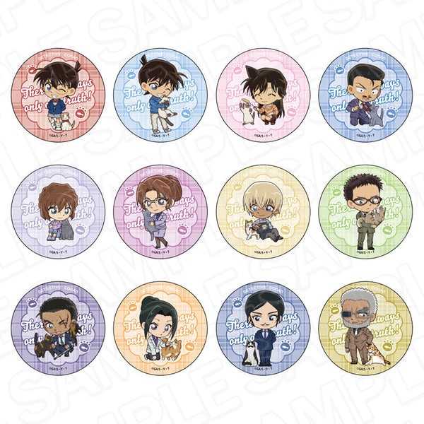 『名探偵コナン』カンバッジ(ブラインド) デフォルメねこ ver.4 BOX