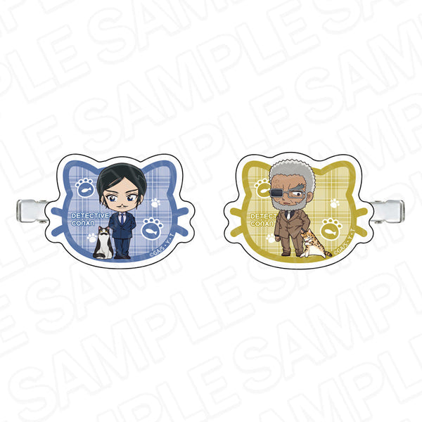 『名探偵コナン』アクリルヘアクリップ 諸伏高明&黒田兵衛 デフォルメねこ ver.4