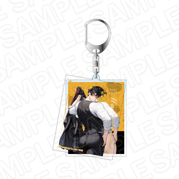 『地獄のどこが悪い?-What in "HELL" is bad?-』チェンジングアクリルキーホルダー マモン 執事 ver.