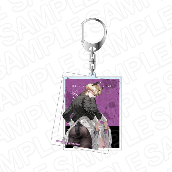 『地獄のどこが悪い?-What in "HELL" is bad?-』チェンジングアクリルキーホルダー レヴィアタン 執事 ver.