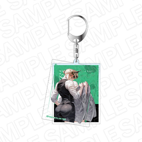 『地獄のどこが悪い?-What in "HELL" is bad?-』チェンジングアクリルキーホルダー ベルゼブブ 執事 ver.