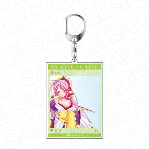 『ノーゲーム・ノーライフ』SNS風アクリルキーホルダー ジブリール 和服サイバー ver.