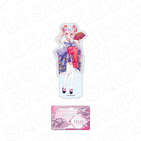 『ノーゲーム・ノーライフ』ホログラムデカアクリルスタンド 白 和服サイバー ver.