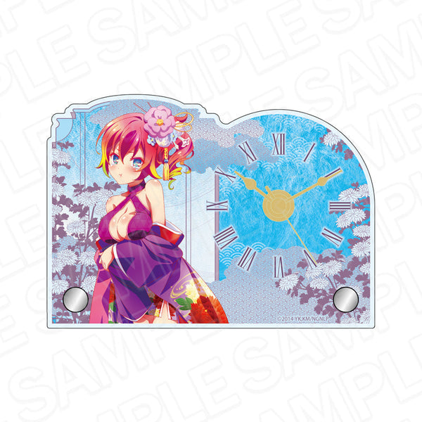 『ノーゲーム・ノーライフ』ミニアクリルクロック ステファニー・ドーラ 和服サイバー ver.