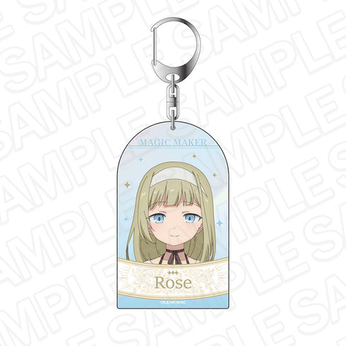 『マジック・メイカー』~異世界魔法の作り方~』 オーロラアクリルキーホルダー ローズ