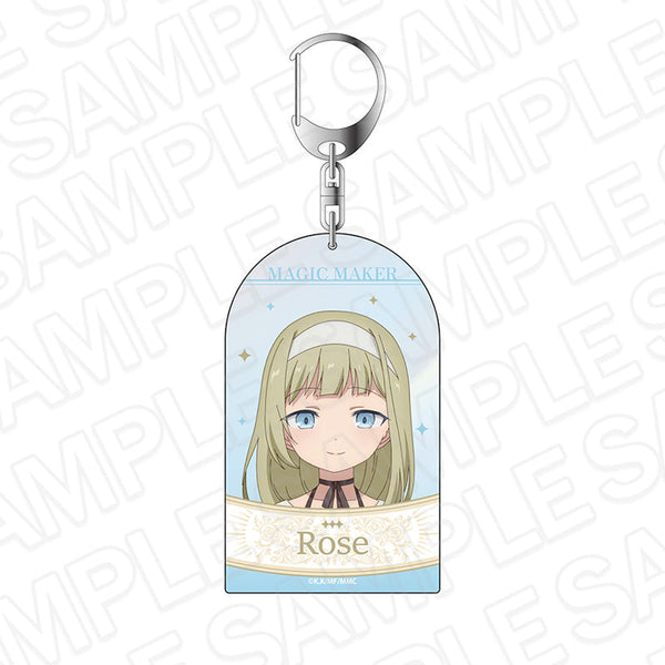 『マジック・メイカー』~異世界魔法の作り方~』 オーロラアクリルキーホルダー ローズ