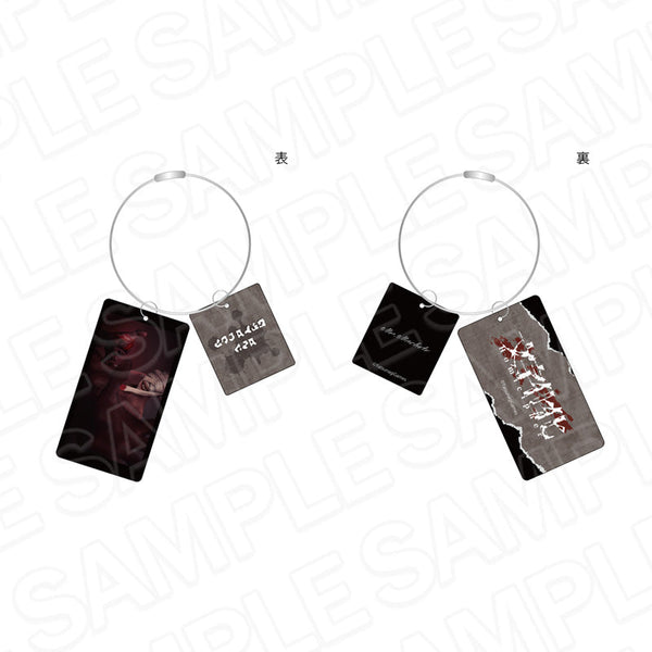 『文字化化』ワイヤー両面キーホルダー 長鉈男