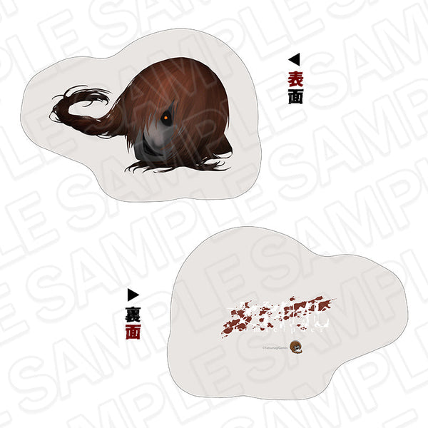 『文字化化』ダイカットクッション 生首