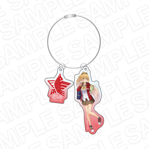 『弦巻マキ&宮舞モカ』ワイヤーキーホルダー 弦巻マキ