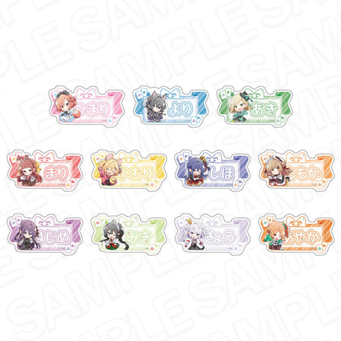 『ささやくように恋を唄う』アクリルネームバッジ(ブラインド) アリス デフォルメ ver. セット