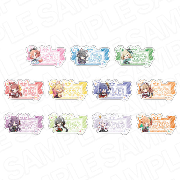 『ささやくように恋を唄う』アクリルネームバッジ(ブラインド) アリス デフォルメ ver. セット