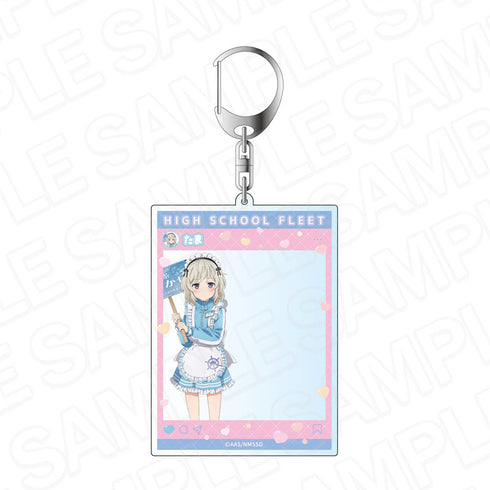 『ハイスクール・フリート』SNS風アクリルキーホルダー 立石 志摩 晴風カフェ ver.