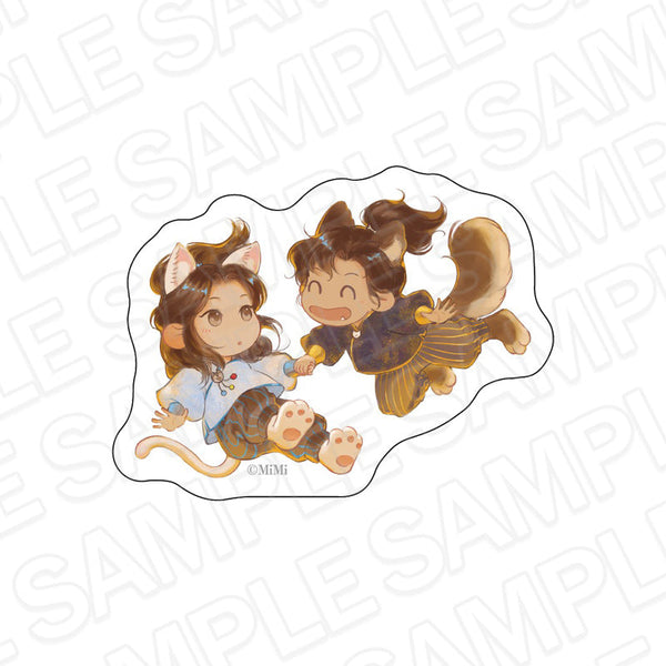 『二哈と彼の白猫師尊日本語版ラジオドラマ』ダイカットステッカー