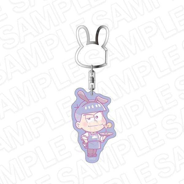 『おそ松さん』ホログラムキーホルダー カラ松 バニーボーイ デフォルメ ver.