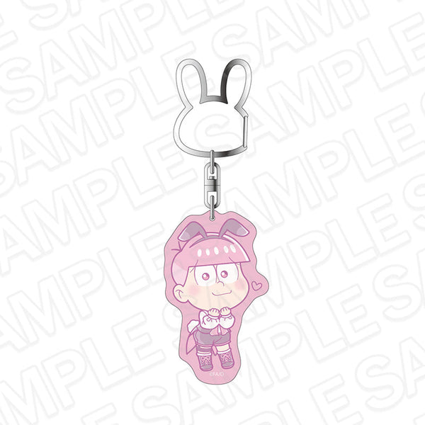 『おそ松さん』ホログラムキーホルダー トド松 バニーボーイ デフォルメ ver.